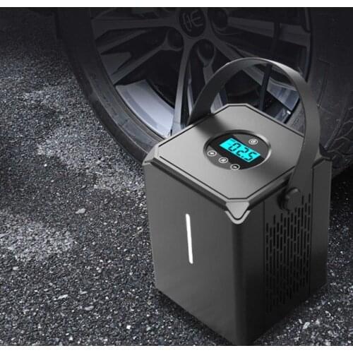 Air Compressor Tire Inflatable Portable 12V Electric LED Light Wireless Car Tyre Pump For Auto Motorcycle Bicycles Balls 2021