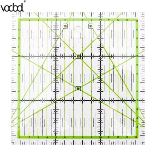 VODOOL High-grade Acrylic Multi-function Clothing Ruler 15 * 15cm Sewing work Feet Tailor Yardstick Cloth Cutting Rulers