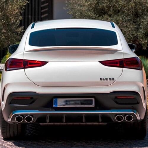 For Mercedes GLE53 GLE63 Coupe W167 C167 GLE350 450 500e ABS Rear Spoiler Upgrade GLE AMG 63 Look Rear Wing Decoration 2020 2021