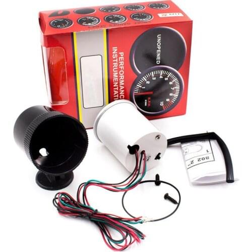 2 inch 52mm Car boost gauge bar psi Exhaust gas temp water temp oil temp oil press Air fuel gauge voltmeter tachometer