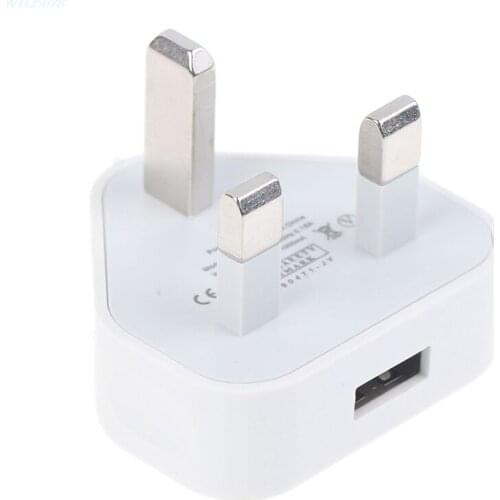 5V/1ASpeedy Fast 1 Port USB Charger 3 Pin UK Mains Wall Plug Adapter ORIGINAL