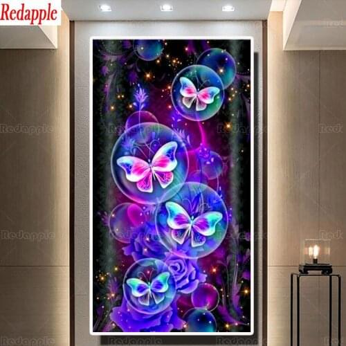 5D DIY Diamond Embroidery Animal fantasy butterfly Cross stitch Diamond Painting Round Drill Picture Of Decor Christmas present