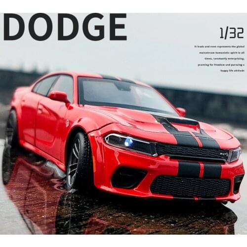 1:32 Dodge Charger SRT Hellcat Simulation car of Model Alloy Toy car muscle vehicle children Classic Metal Cars birthday gifts