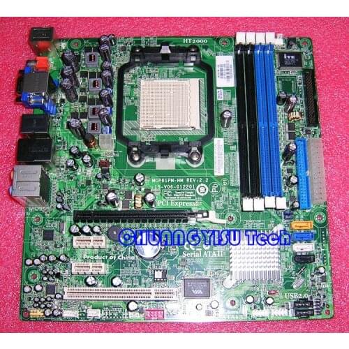 Free shipping CHUANGYISU for original MCP61PM-HM V2.0 / V2.2 Nettle-3 GL8E motherboard, 5189-4598,5189-1660 AM2 DDR2