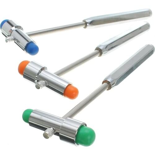 More Colors Medical Neurological Hammer Percussor Diagnostic Reflex Percussion Hammer Dual Head Percussion Hammer Medical Tool