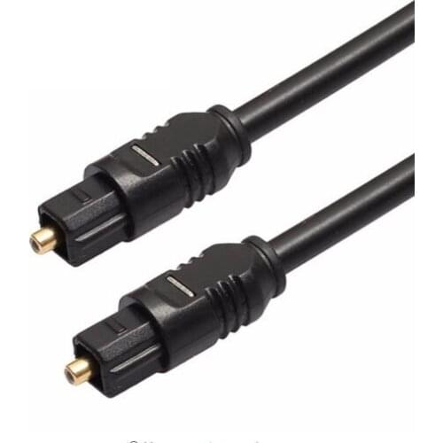 Digital Optical Audio Cable Adapter Toslink Gold Plated 1m 1.5m 2m SPDIF Cable for Blueray PS3 XBOX DVD