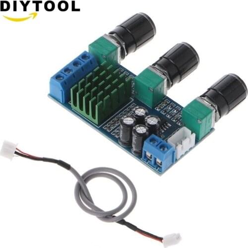 DC 12V~24V TPA3116D2 2x80W Dual-Channel Stereo Digital Power Amplifier AMP Board