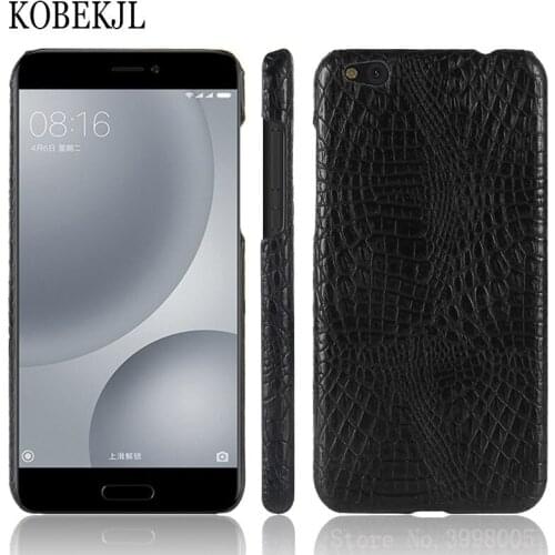 For Xiaomi Mi 5c Case Xiaomi Mi 5c Luxury Retro PU Leather Hard Plastic Back Cover Phone Case For Xiaomi Xiomi Mi 5c Mi5c Case