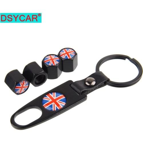 DSYCAR 4Pcs/Set MINI Style Bike Motorcycle Car Tire Valve Stem Caps for Car/Motorcycle,Air Leakproof , Protection Valve Stem