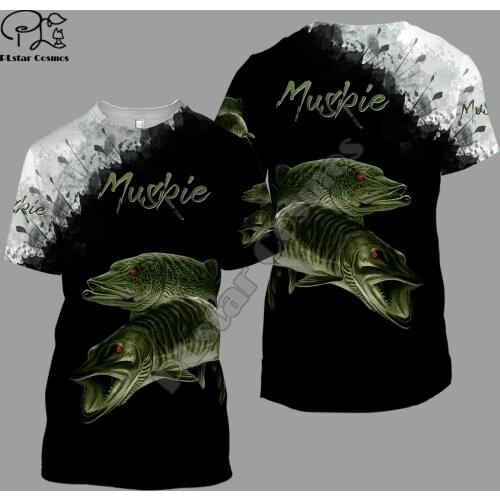 Muskie Black 3D Printed men t shirt Harajuku Fashion Short sleeve shirt summer streetwear Unisex tshirt tops