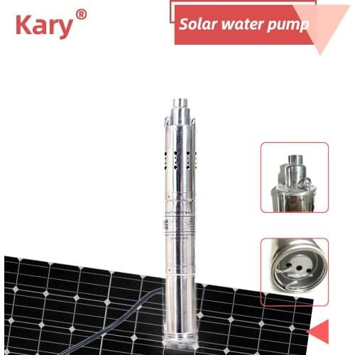 Good design DC 12V 24V heat pump for hot water brushless deep well solar pump external MPPT controller