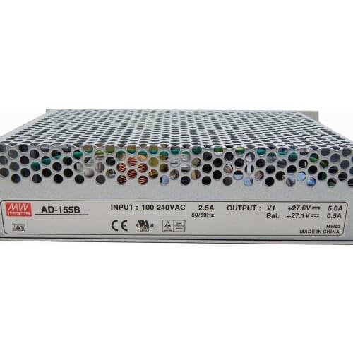 MEAN WELL AD-155B 150W Switching Power Supply 27.6V 5A 27.1V 0.5A Battery Charger UPS Function Uninterrupted Power Supply
