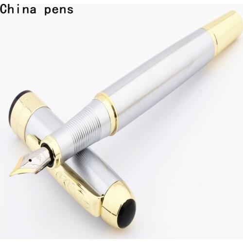 JINHAO 250 Stainless steel Colour Business office Fine nib Fountain Pen New