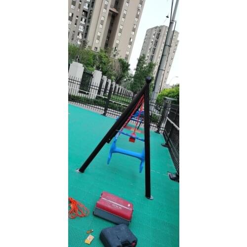 Outdoor baby swing chair playground childrens plastic slide garden toys seat kids monkey bars set children child swing nest Q92