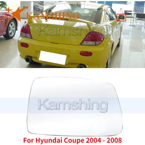 Kamshing For Hyundai Coupe 2004 2005 2006 2007 2008 Outside Rear View Mirror Glass Mirror Lens Rearview Mirror Glass Mirror Lens