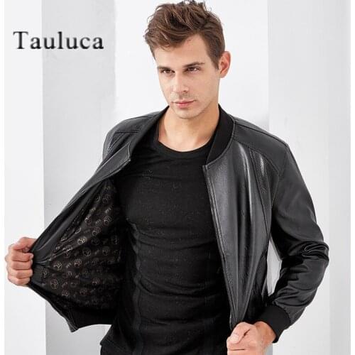 Mens PU Leather Jackets Coats Streetwear Bomber Long Sleeve Fashion Spring Autumn Motor Biker Jacket Oversized MaleBasic Clothes