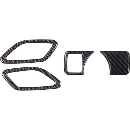 Head Light Lamp Switch Cover Sticker with Dashboard Air Condition Outlet Cover Trim, ​for Mercedes Benz W176 X156 C117