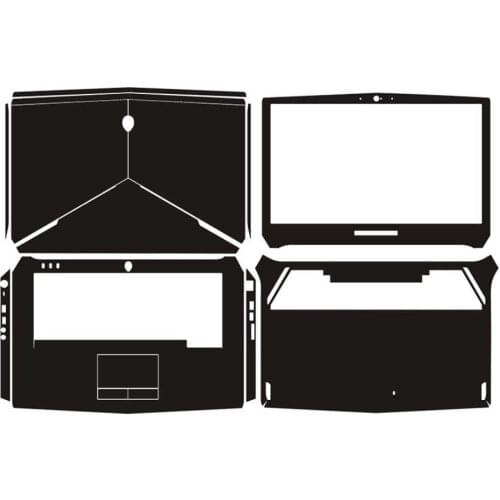 KH Laptop Sticker Skin Decals Cover Protector Guard for Dell Alienware M15x-2015 ALW15E-1718