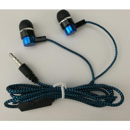 Common Cheap Serpentine Weave Braid Cable Headset Earphones Headphone Earcup Direct Sales By Manufacturers Blue Green Cp-13