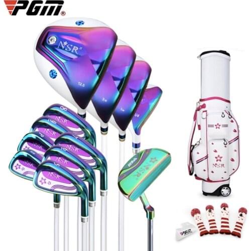 PGM NSR II Lady Golf Clubs Set Titanium Alloy Women Professional Club 12pcs with Bag LTG026 Wholesale
