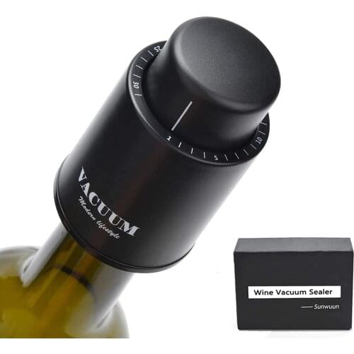 Wine Bottle Stoppers Real Vacuum Champagne Stoppers Reusable Wine Preserver Wine Corks Keep Fresh Best Gifts For Wine Lovers