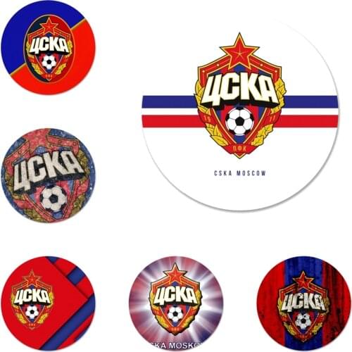 Russia PFC CSKA Moscow Badge Brooch Pin Accessories For Clothes Backpack Decoration gift 58mm