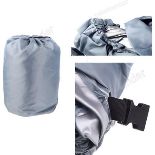 GREY HOT SELL Waterproof 17-19ft Beam 210D Boat cover Speedboat Trailerable Cover Protected