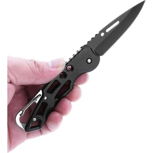 EDC Utility Knife Snap Sharp Cutter Pare Folding Pocket Knifes Outdoor Survive Sharp Blade Carabiner Knives Peeler Letter Open