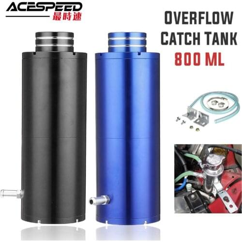 Universal 800ml Unbiversal Overflow Catch Tank Radiator Coolant Cooling Aluminum Alloy Catch Tank Overflow Reservoir