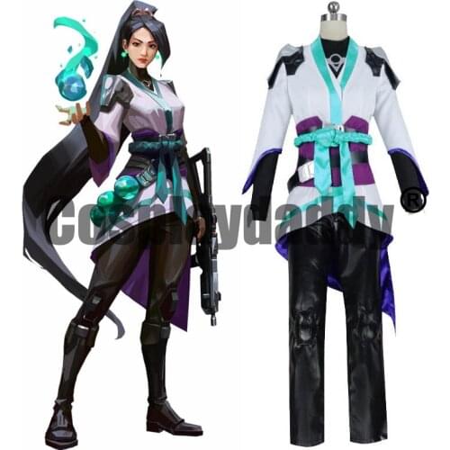 Valorant Protocol Agent Sage Thorne Uniform Outfit Game Halloween Carnival Cosplay Costume S002