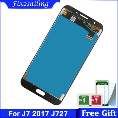 LCDs For Samsung Galaxy J7 J727 SM-J727P J727V J727A LCD Display Touch Screen Replacement
