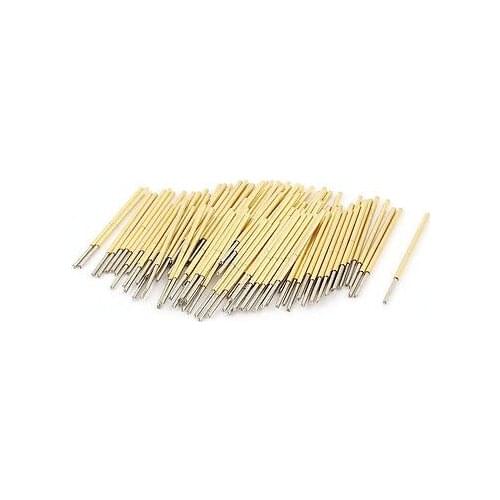 100 Pieces P100-Q1 Dia 1.36mm 180g Pressure PCB Spring Test Probes Pin