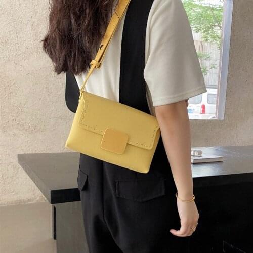 2021 New Design Leather Small Square Underarm Bag Fashion Crossbody Bag Multifunctional Shoulder Bag For Women