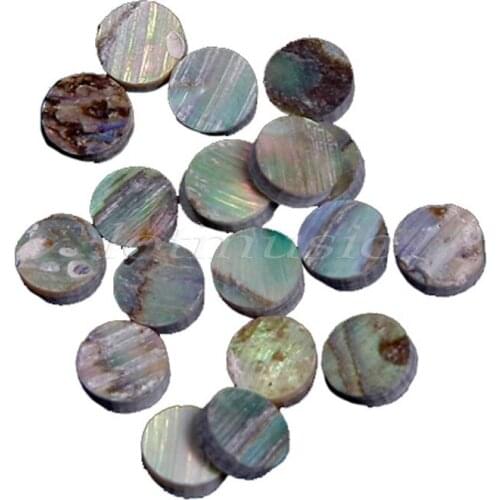 New 50 Pcs Green Abalone Inlay Material Dots 6mm Diamater