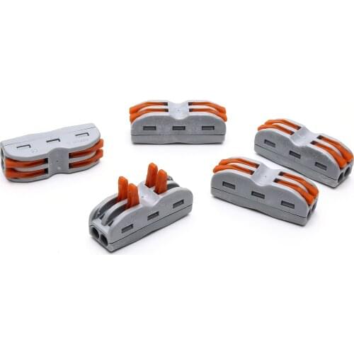 50PCS SPL-2 PCT-212 222-412 Fast Terminals For Connection Of Wires Lamps And Lanterns 4 pin quick wire connector