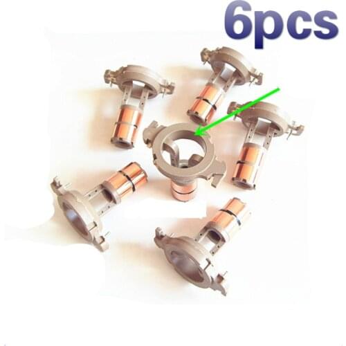 6pcs 6.5x15x46mm for New Hyundai Elantra Sonata Kia Cerato 1929C Generator Copper Head alternator Collector slip Ring