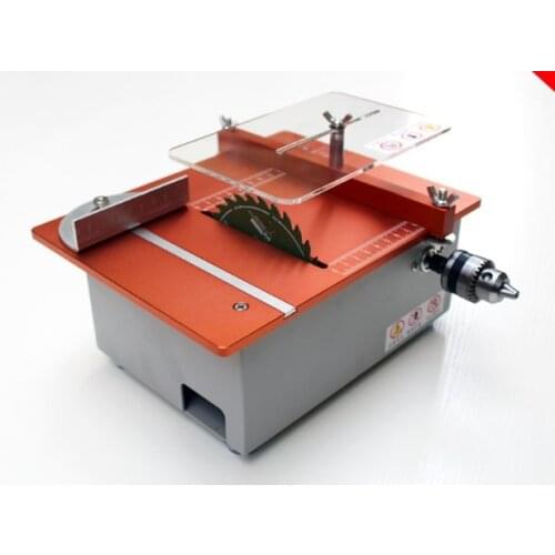Aluminum Micro Table Saw DIY Mini Cutter Acrylic Wood PCB Cutting machine Brand new RH