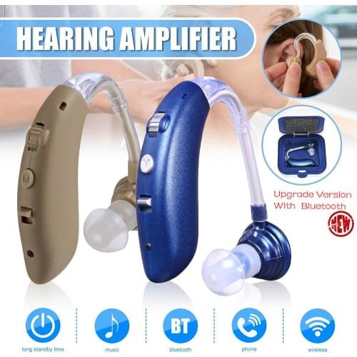 Personal Ear Care Tools Digital Hearing Aid USB Rechargeable BTE Sound Amplifier Audiphone for Mild to Severe Hearing Deafness