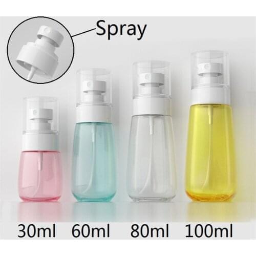 200pcs/lot UPG Mist Spray Bottle PET Sprayer Bottle Refillable Travel Perfume Water Bottles 30ML60ML 80ML 100ML