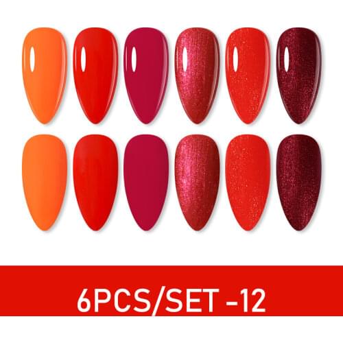 Arte Clavo 15ml Varnish Hybrid 6PCS/Kit Gel Nail Polish Manicure Set Long Lasting Soak Off UV LED Gel Polish For Nail Art Tool