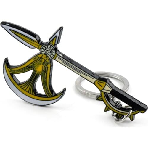 Anime The Seven Deadly Sins Rhitta Ax Key Chain Alloy Keychain Accessories Pendant Key Ring Charms Keychains for Ladies