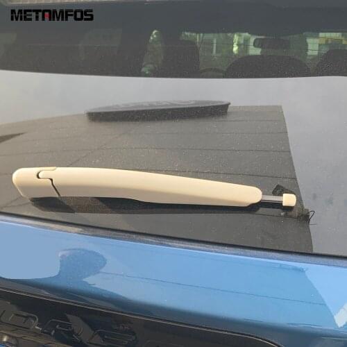 For Ford Explorer 2020 2021 Carbon Fiber Rear Window Wiper Cover Molding Trim Windshield Washer Sticker Accessories Car Styling