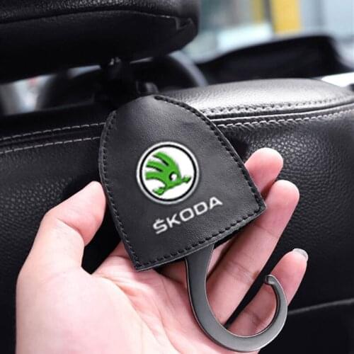 Car Rear Seat Hook for Skoda 2 A7 Tour RS Rapid Kodiaq Superb Kamiq Yeti Karoq Kodiak Felicia Octavia Auto Interior Accessories