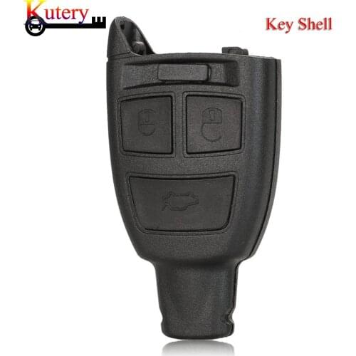 Kutery 10pcs/Lot Car Key Shell For Fiat Croma 3 Buttons Remote Key Case Cover Fob Replacement No Blade Blank No Logo
