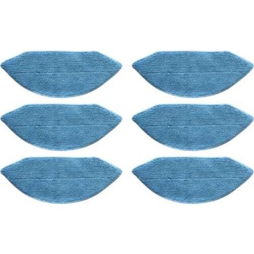 Mop Cloth Pads Rag Set for Ecovacs Deebot U2 DGN22 Vacuum Cleaner Parts Replacement Home Accessories 6Pcs