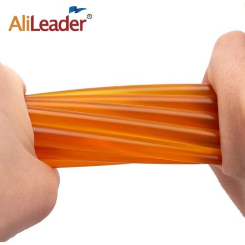 Alileader Cheap Hair Extension Hot Sticks 10 Pcs / set 7mm Transparent Hot Glue Sticks Hot Melt Glue Stick 100mmx7mm