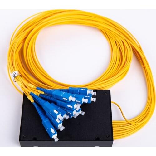 Free shipping 1x8 PLC splitter SC-UPC Connector PLC Fiber Tool,1*8 Optic Fiber Splitter