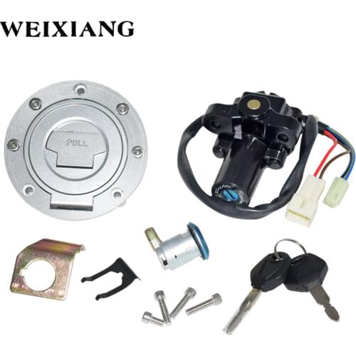 For YAMAHA YFZ1000 R1 YFZ600 R6 Motorcycle Ignition Switch Fuel Tank Cover Lock Assembly With Locking Key Gas Cap Engine Hook