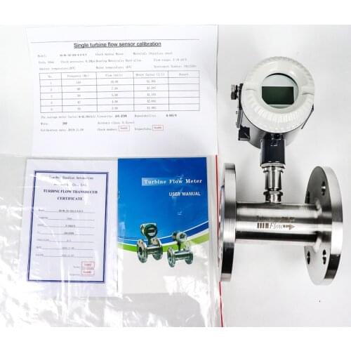 Liquid Flow Meter For Gasoline 4-20ma pulse output DN32 AC 220V