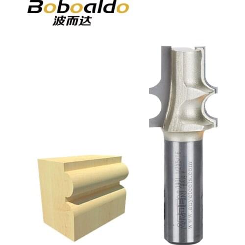 New 1ps 1/2 Shank Taper Reed Bits Arden Router Bit Two flute cutters with double equal radii to cut beads on tapered chair legs
